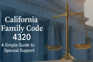 Read more about the article California Family Code 4320: Simple Guide to Spousal Support
