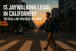 Read more about the article Is Jaywalking Legal in California? The Real Law You Need to Know