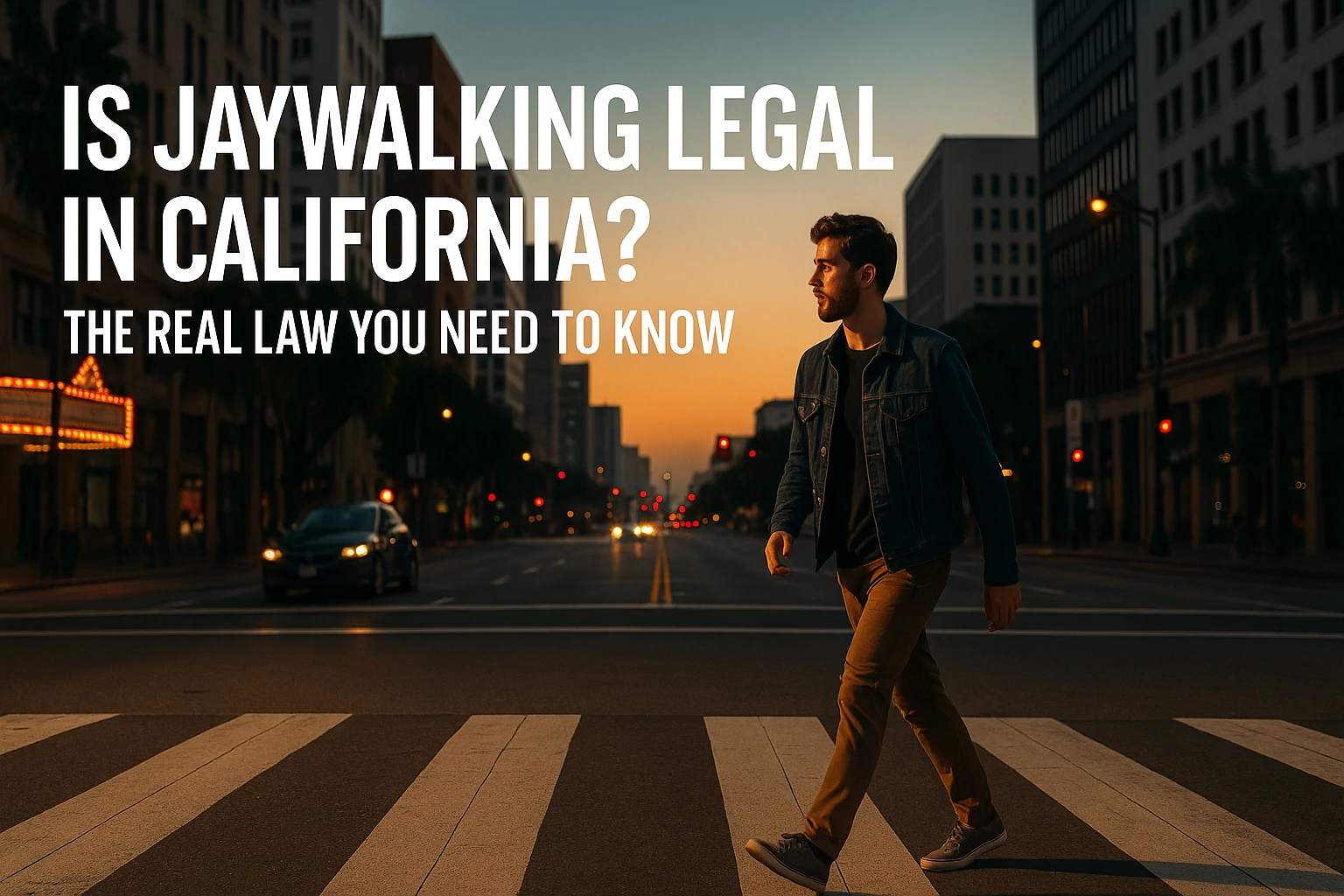 You are currently viewing Is Jaywalking Legal in California? The Real Law You Need to Know