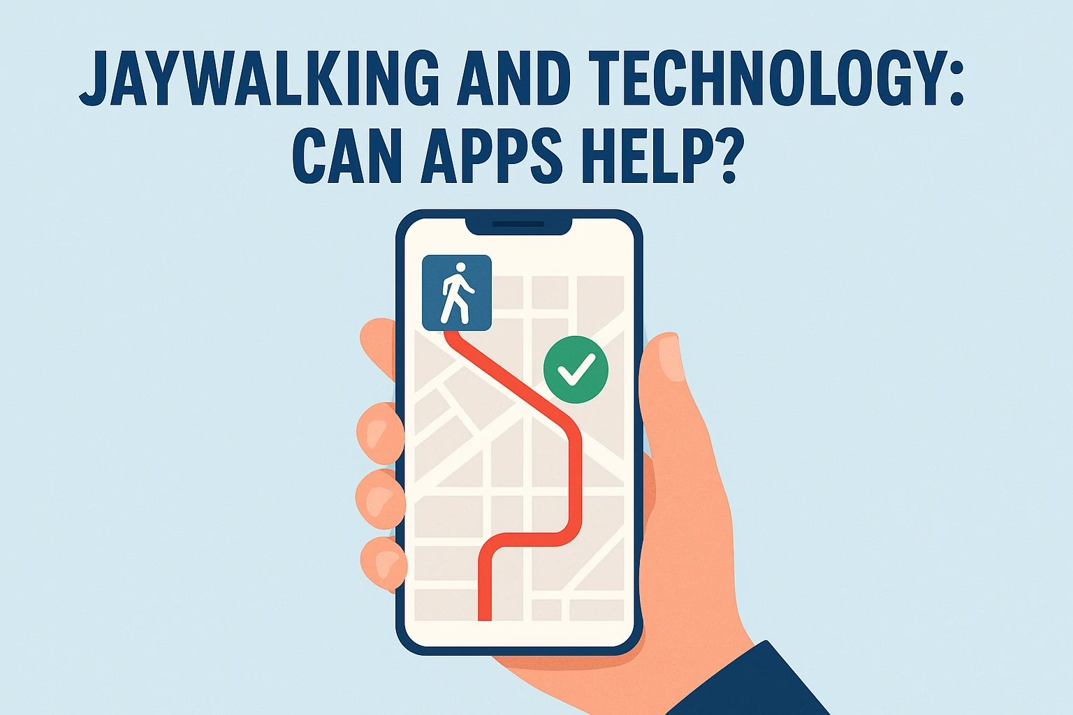 Jaywalking and Technology: Can Apps Help?