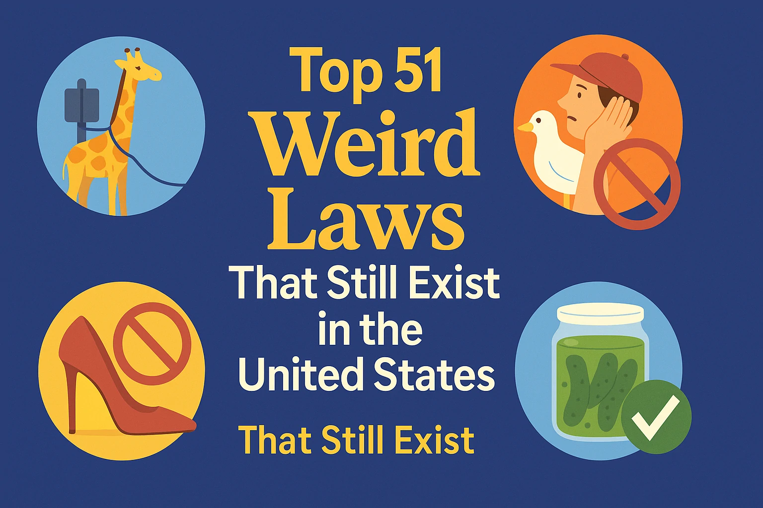 You are currently viewing Top 51 Weird Laws That Still Exist in the United States