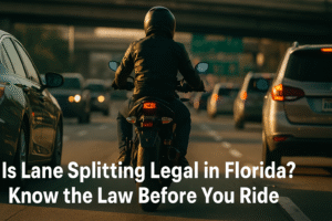 Read more about the article Is Lane Splitting Legal in Florida? Know the Law Before You Ride
