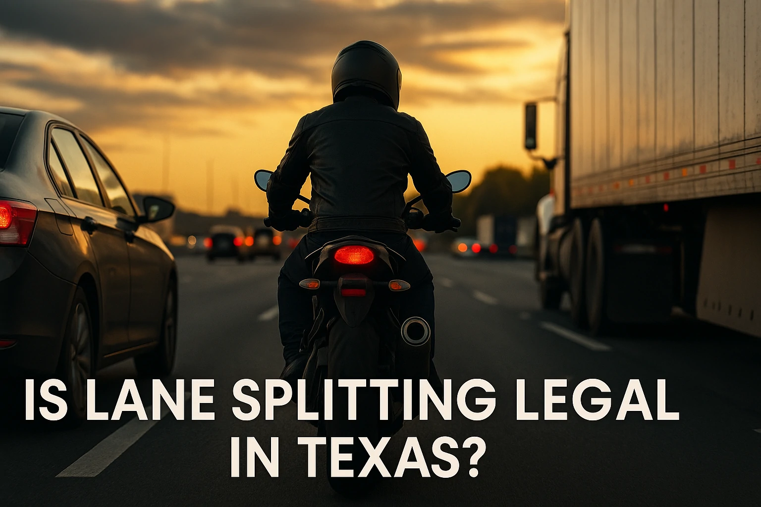 Read more about the article Is Lane Splitting Legal in Texas? Everything You Need to Know