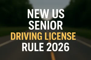 Read more about the article New US Senior Driving License Rule 2026: Shocking Age Rules, Tests & Renewals Revealed
