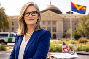Read more about the article Gov. Katie Hobbs (D-Ariz): Policy Debate, Public Criticism, and California Comparisons
