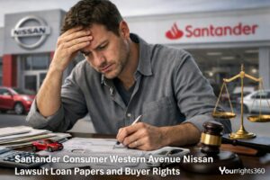 Read more about the article Santander Consumer Western Avenue Nissan Lawsuit Loan Papers and Buyer Rights