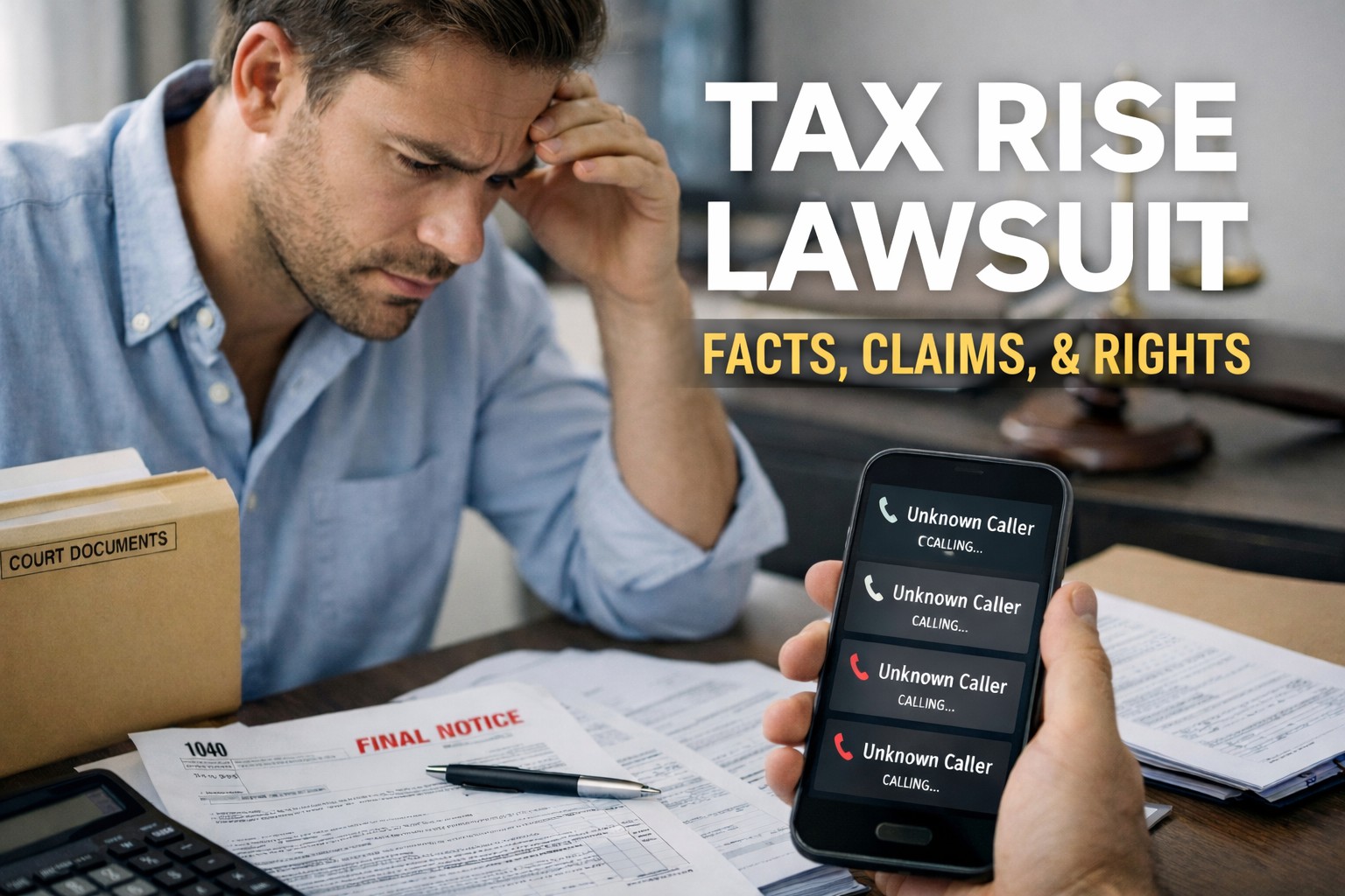 Read more about the article Tax Rise Lawsuit | Facts, Claims, and Rights