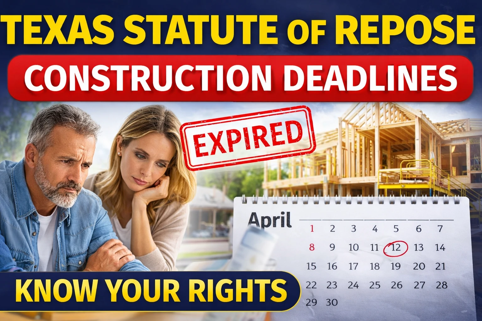 Read more about the article Texas Statute of Repose Construction Deadlines and Legal Rights Guide